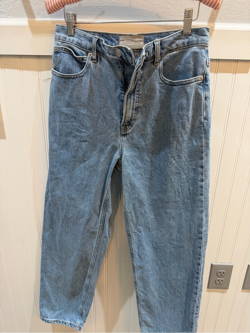 Everlane Light High-Waisted Blue Relaxed Fit Jeans